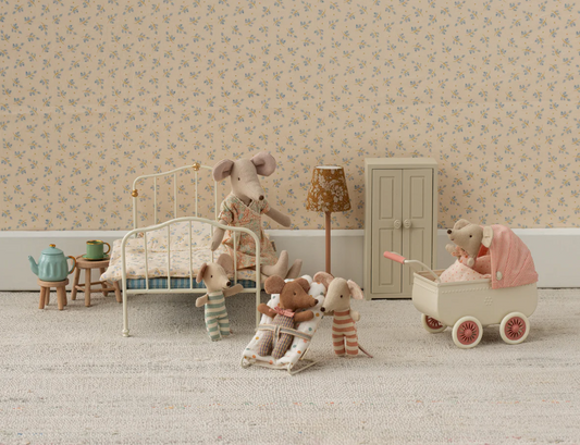 Pram, Mouse - Coral