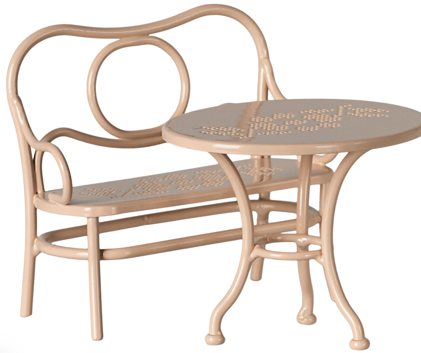 Cafe Set, Mouse, Big- Pale Pink