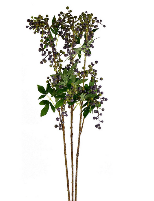 38’’ Cascade Berry Branch- Purple/Green