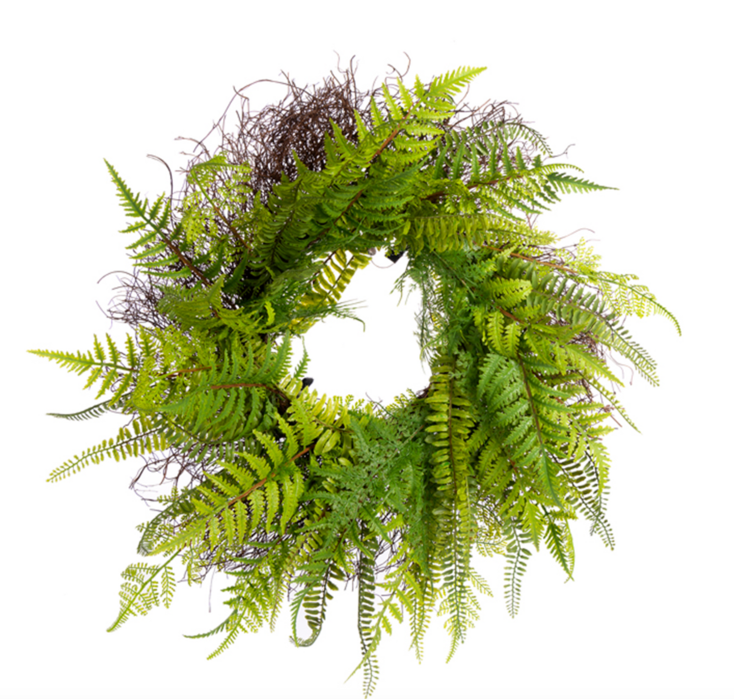 26" Soft Touch Mix Fern Wreath