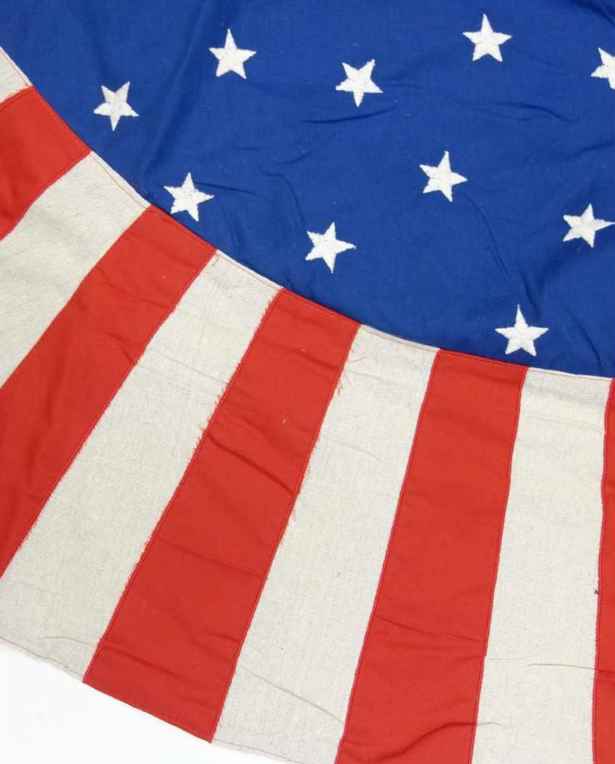 54" Stars & Stripes Canvas Tablecloth