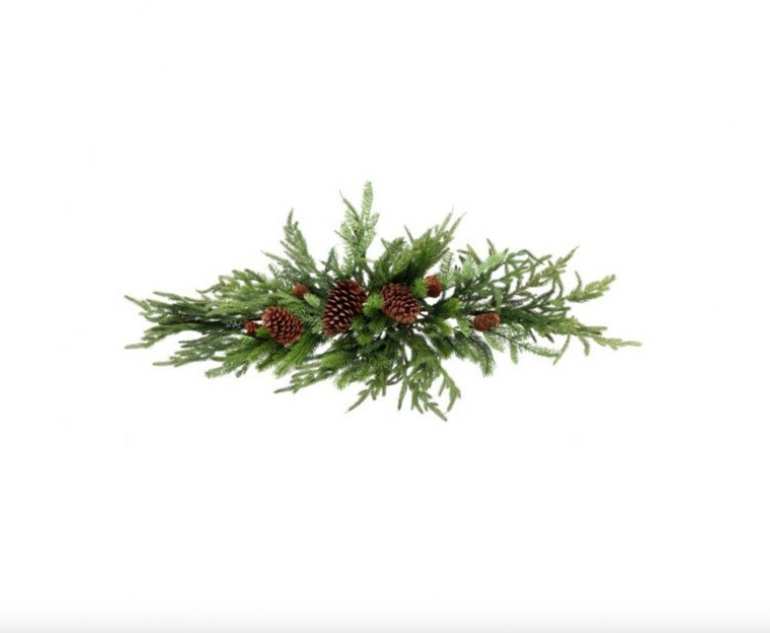 42"REAL TOUCH NORFOLK SPRUCE JUNIPER SWAG
