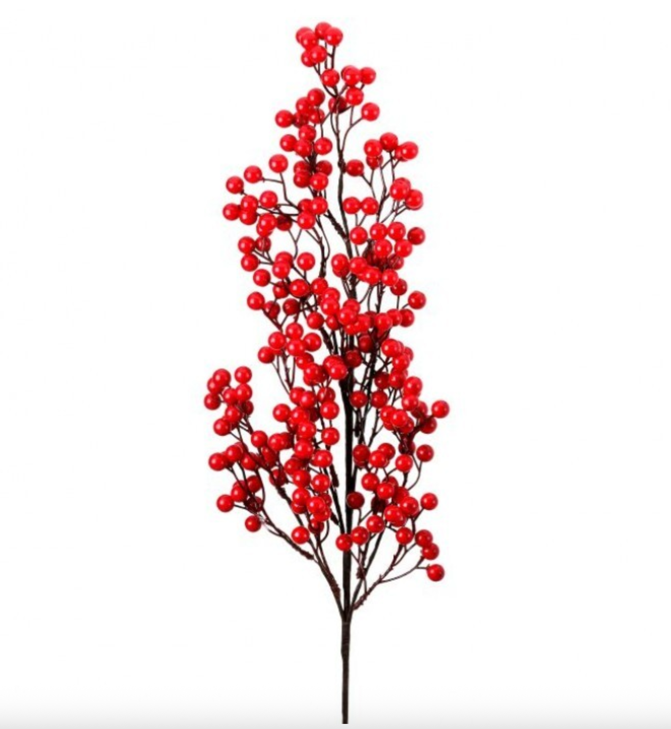 27” WP Petite Cluster Berry Spray - RED