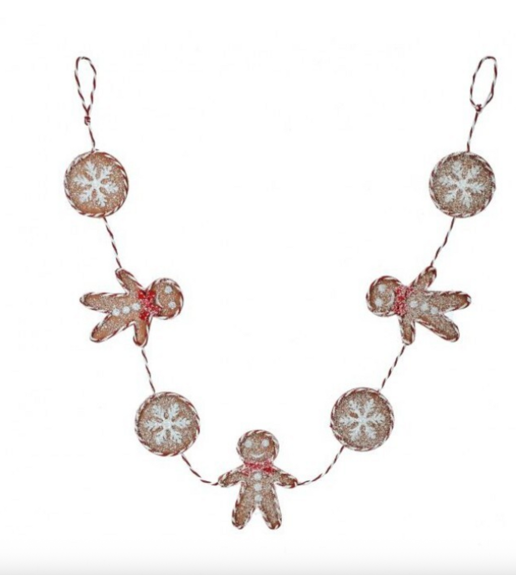48” Sugar/Spice Gingerbread Garland