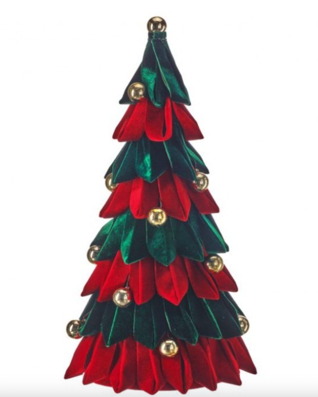 21” Velvet Loop Tree w/Ornaments