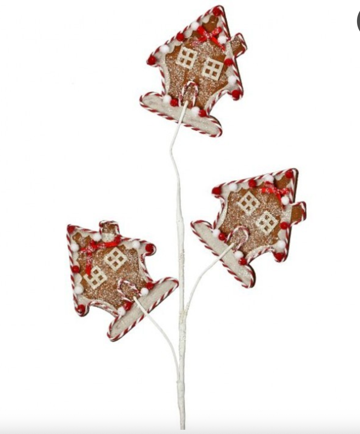 29” Gingerbread House Spray x3