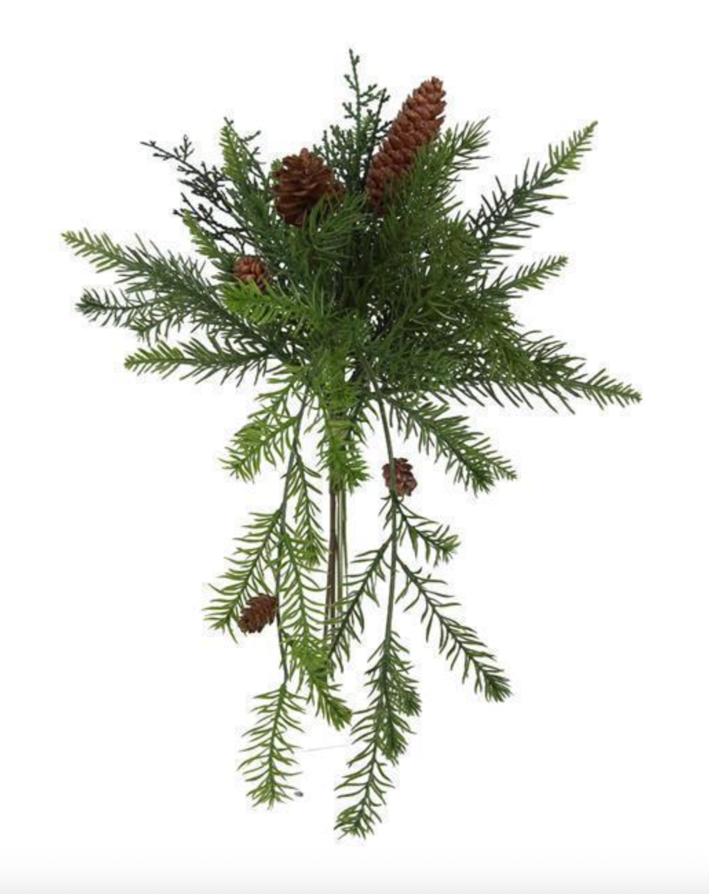 23” Mixed Pine/Pinecone Bundle Two-Tone Green