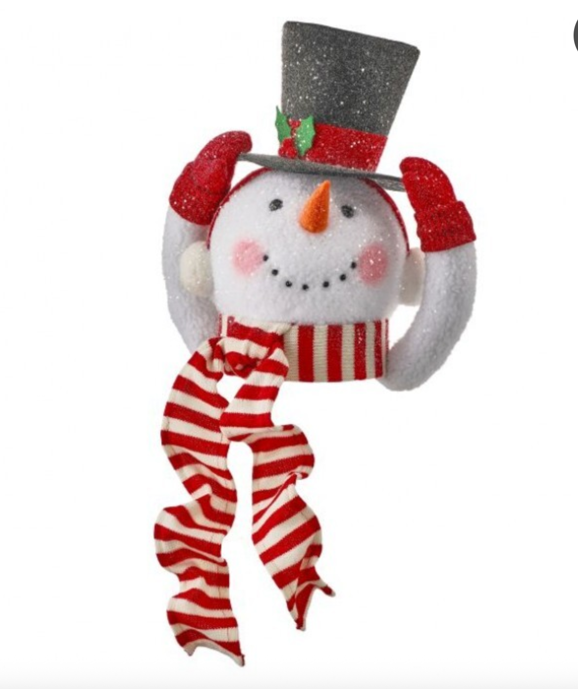 14" FELT SNOWMAN With HAT TREE TOP