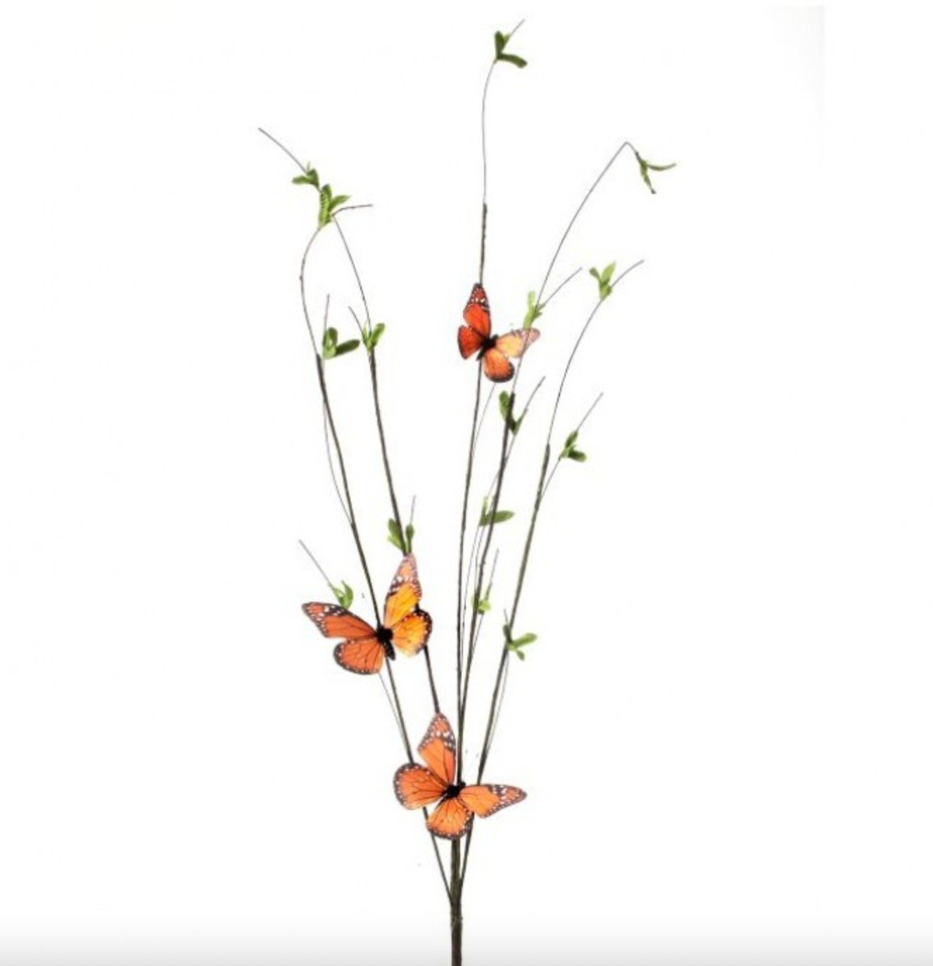 TRIPLE MONARCH WILLOW BRANCH 39"