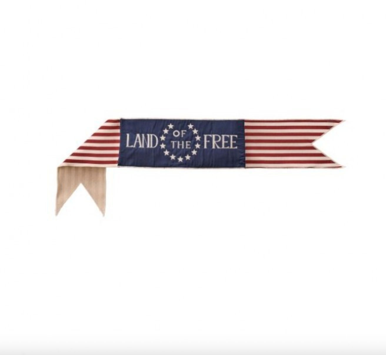 6"X44" "LAND OF THE FREE" BANNER