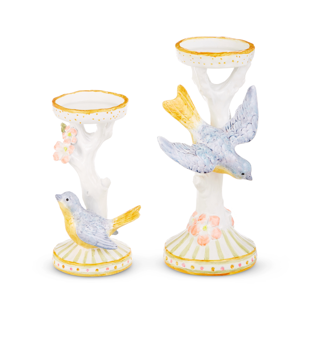 10.5" Bird on Candle Holders (SIZE OPTIONS)