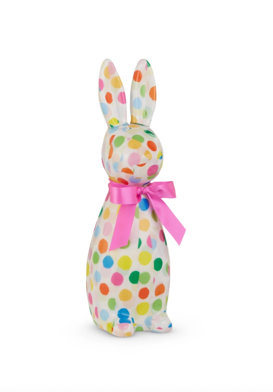 12" Polka Dot Confetti Bunny