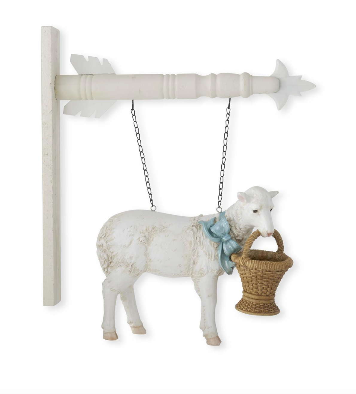 10.25" Resin Sheep with Basket Arrow Replacement