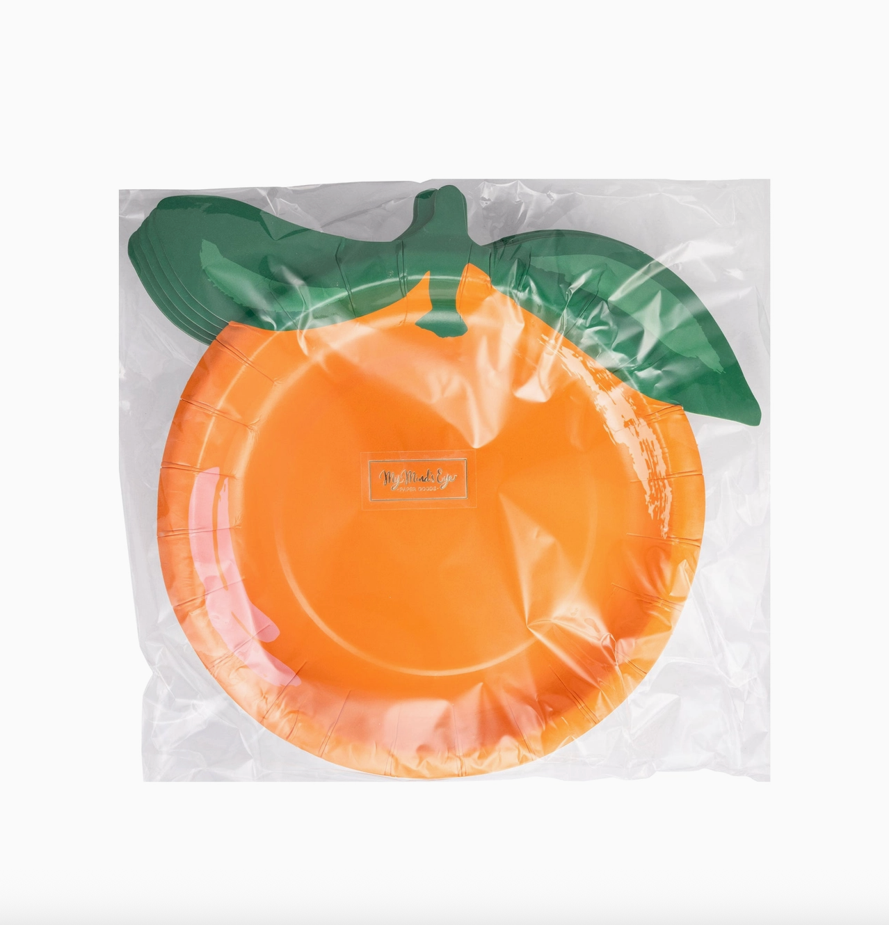 Orange - Shaped Plate (Set of 8)