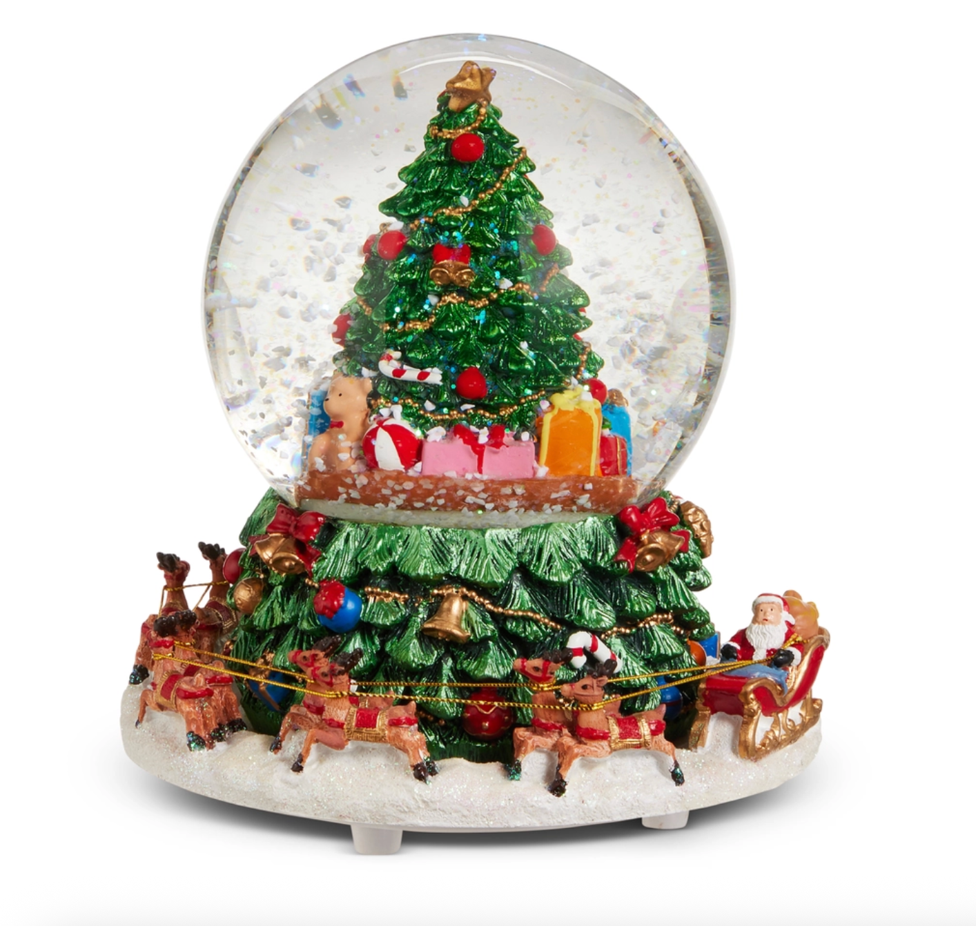 6.25" Animated Musical Tree Water Globe