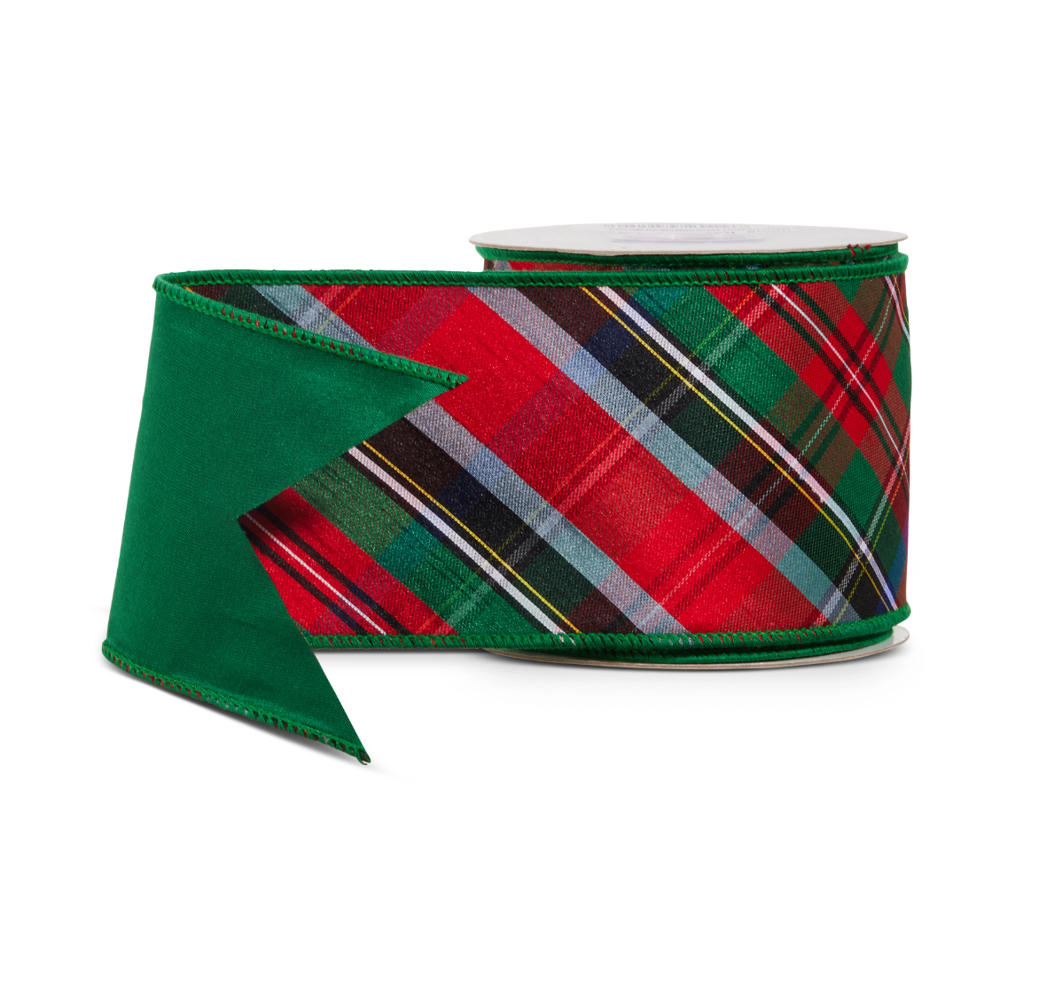 4" Tartan Plaid Wired Ribbon