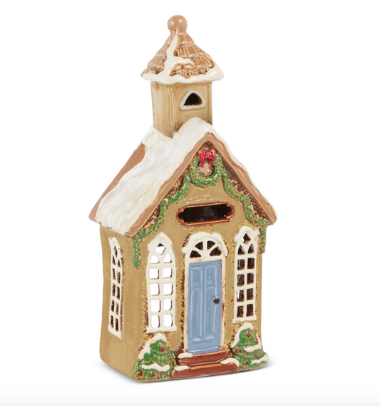 11" Ceramic Church