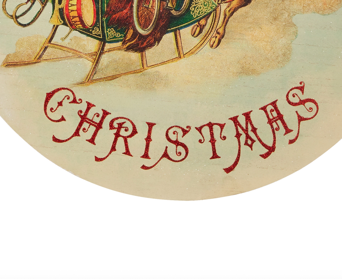19.75" Rustic Christmas Door Hanger