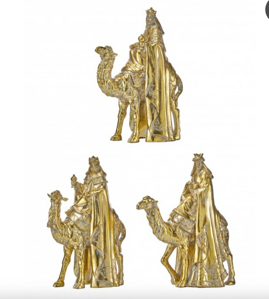 11" RESIN GILDED THREE KINGS (DESIGN OPTIONS)