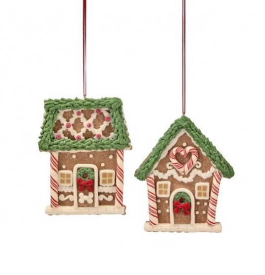 5" FLAT GINGERBREAD ORNAMENT