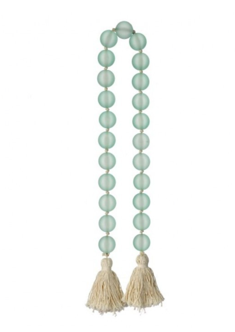 36" "Sea Glass" w/Jute Garland