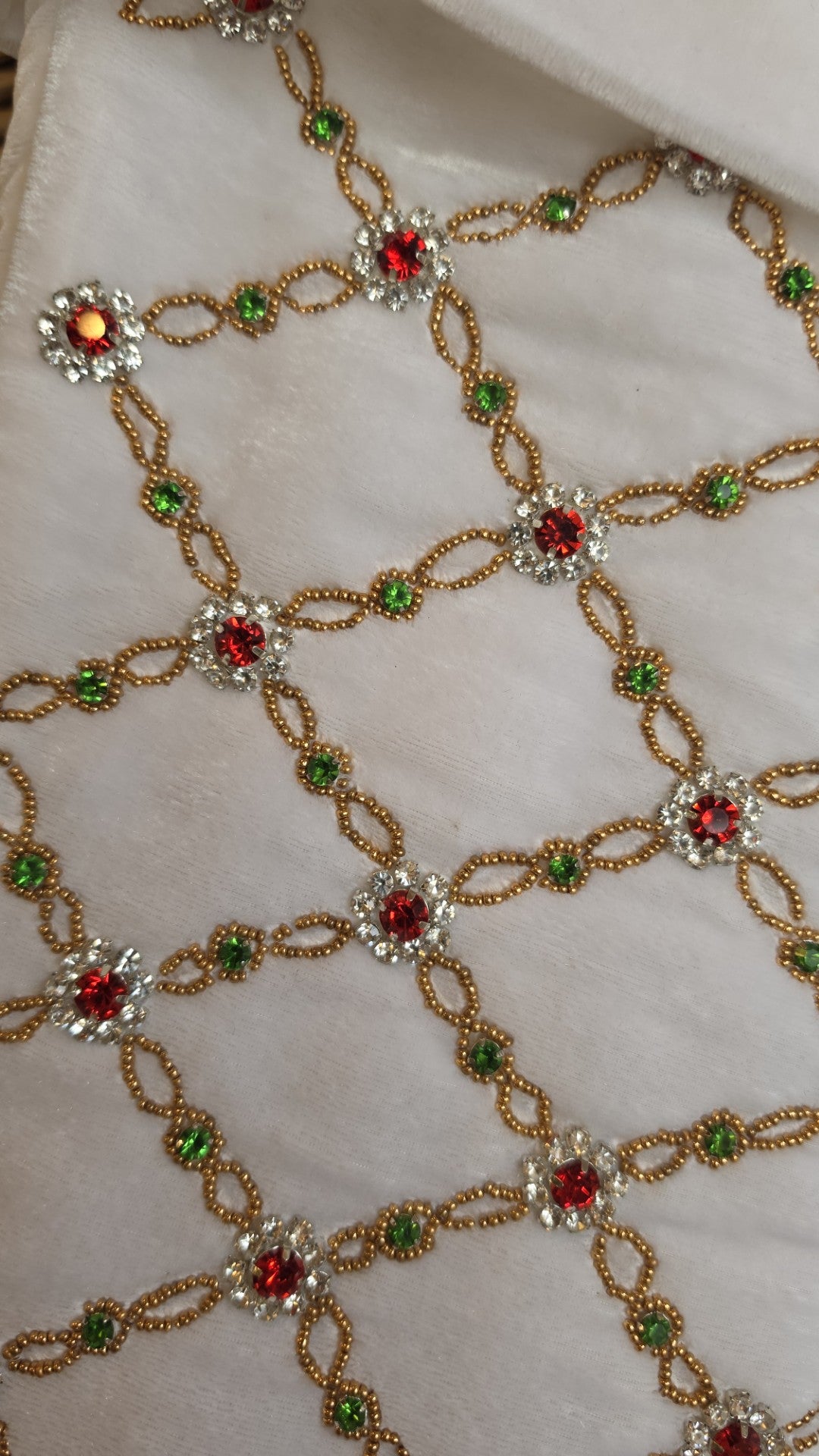 Floral Jewel Stocking