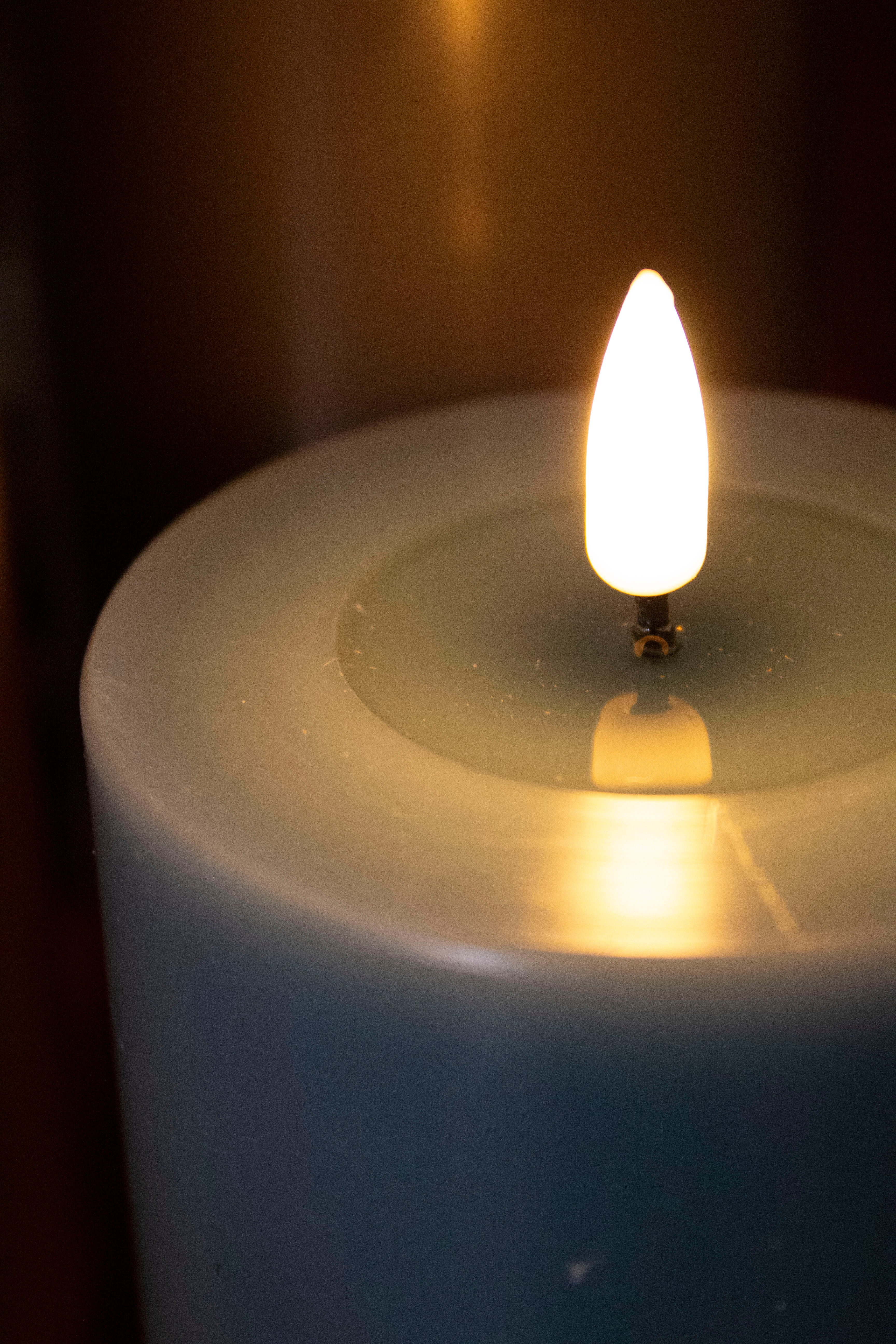 CURRY LED CANDLE 3X6"