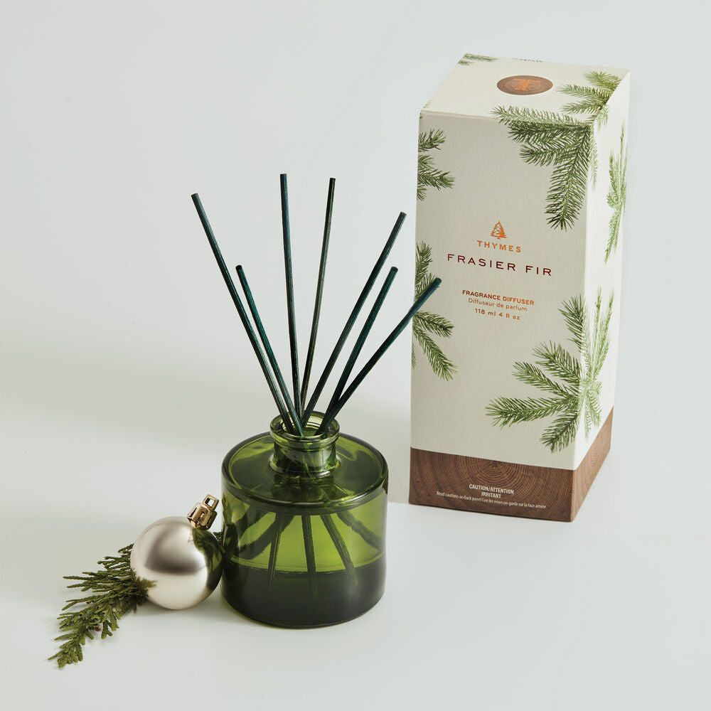 Thymes Frasier Fir Pine Patterned Reed Diffuser