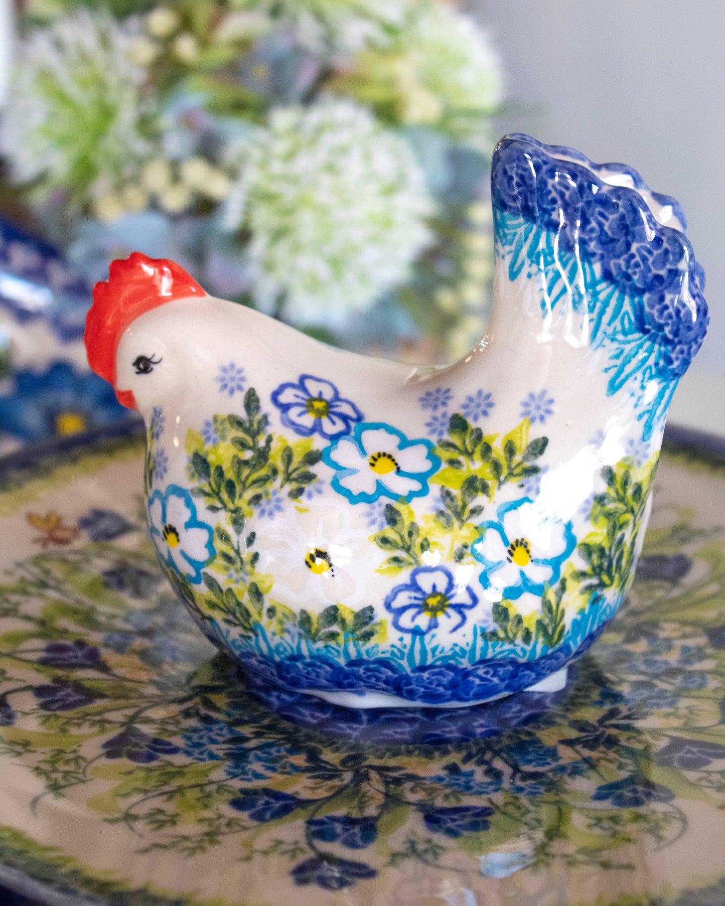 Polish Pottery Hen