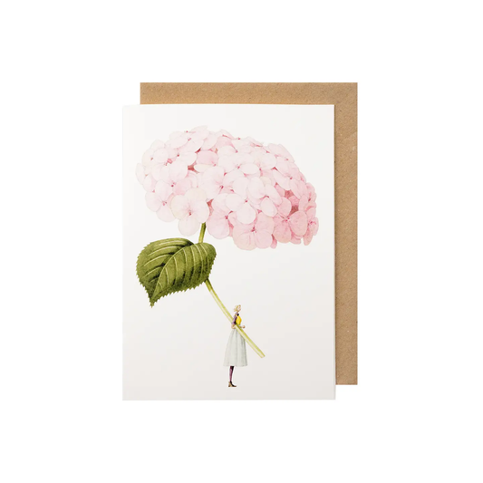 Pink Hydrangea Card