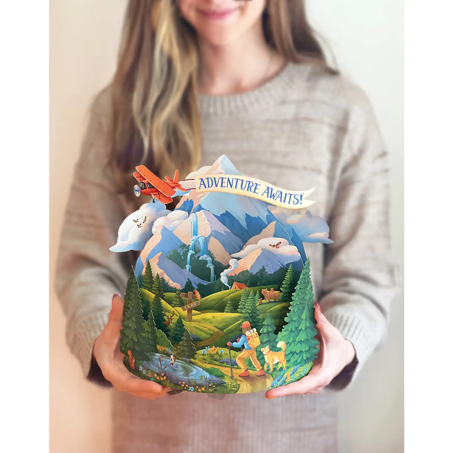 Adventure Awaits Pop-Up Greeting Card