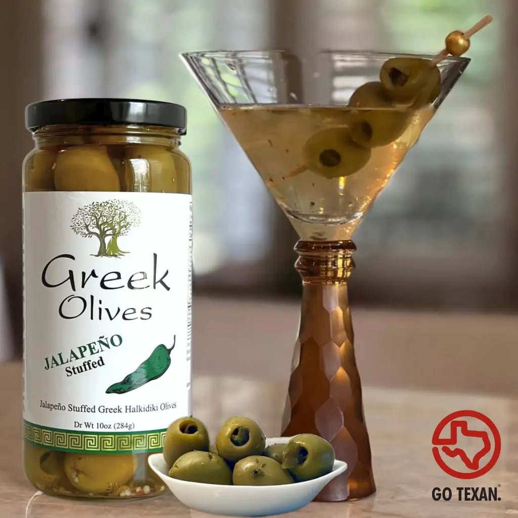 Jalapeño Stuffed Greek Olives