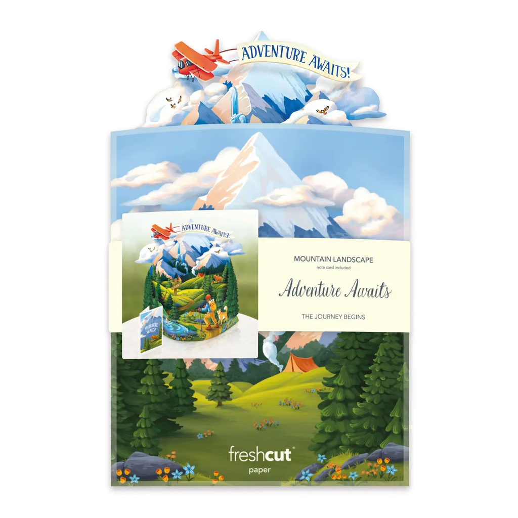 Adventure Awaits Pop-Up Greeting Card