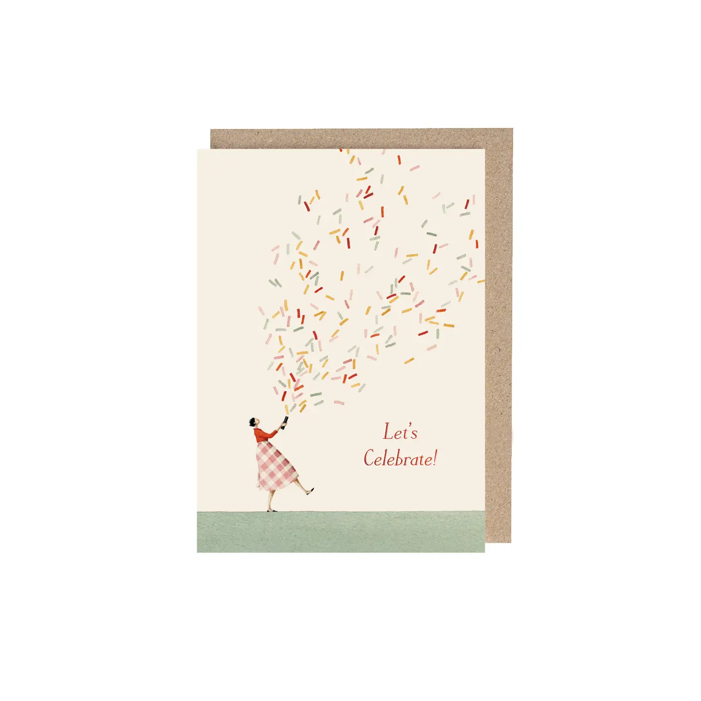 Glitter Bomb Girl (Let's Celebrate!) Card