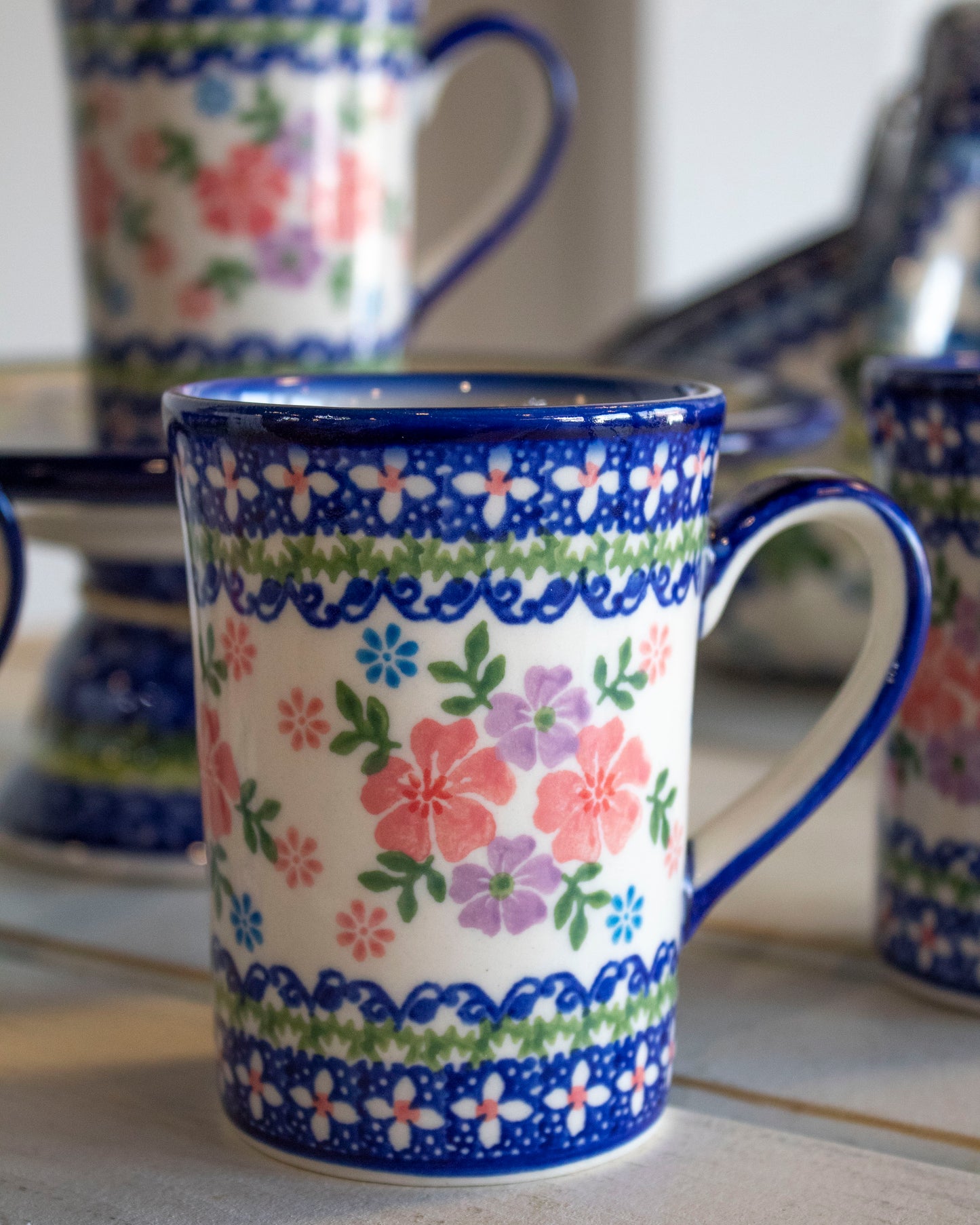 Polish Pottery Mug Czesio