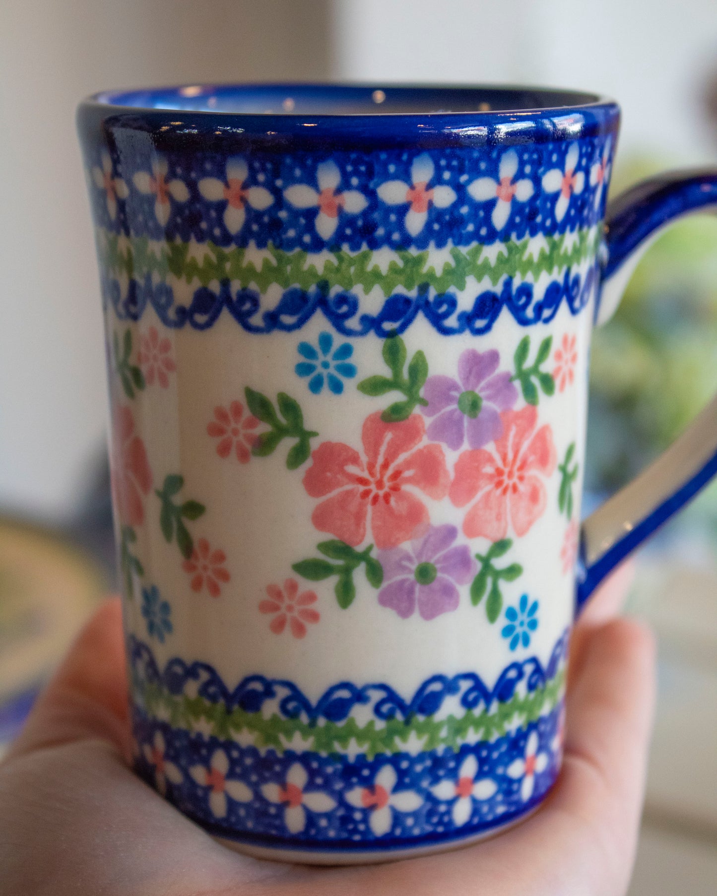 Polish Pottery Mug Czesio