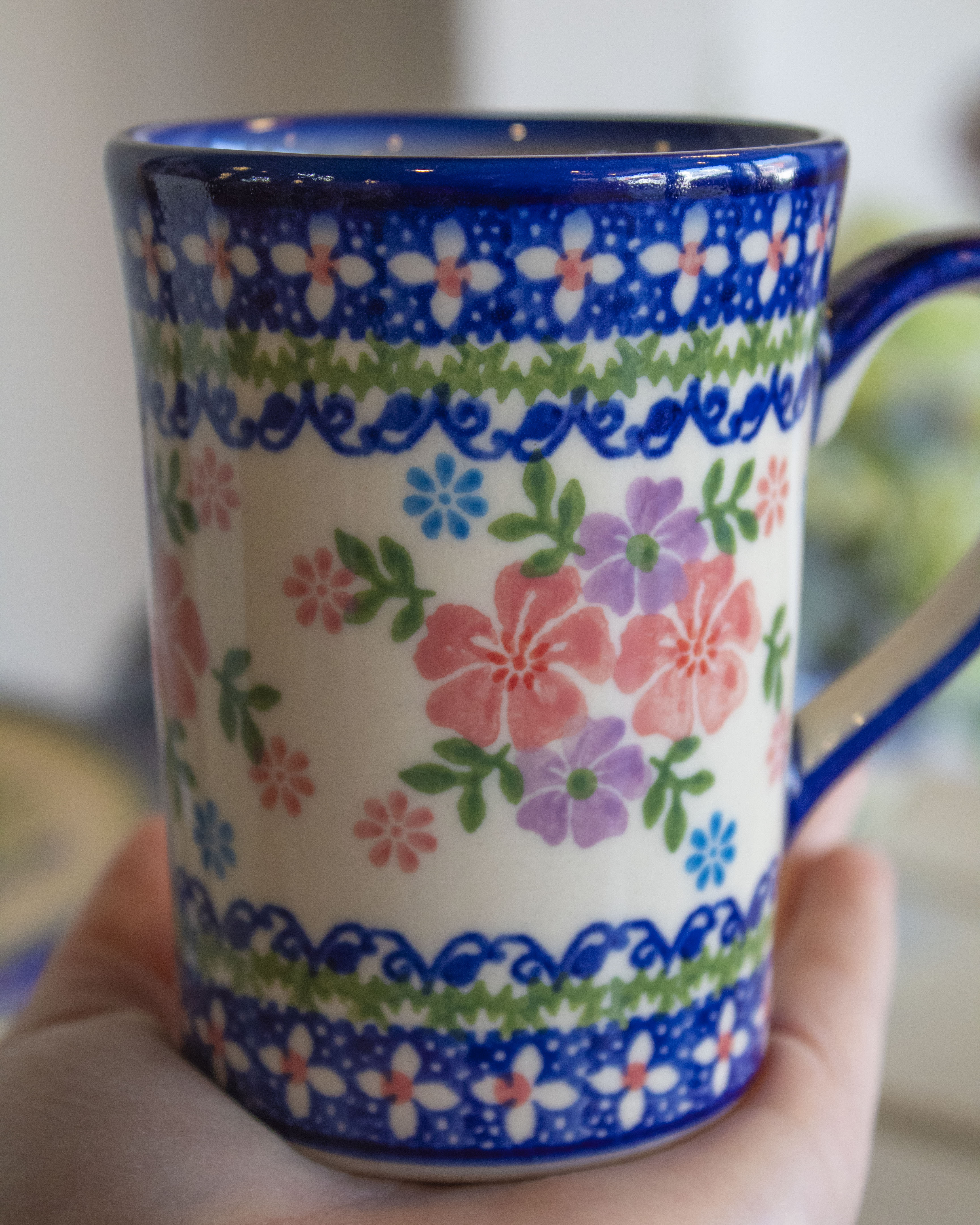 Polish Pottery Mug Czesio
