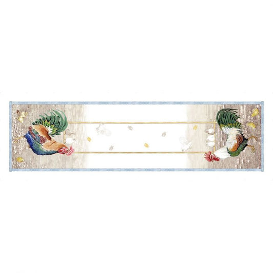 ROOSTERS TABLE RUNNER 18X67
