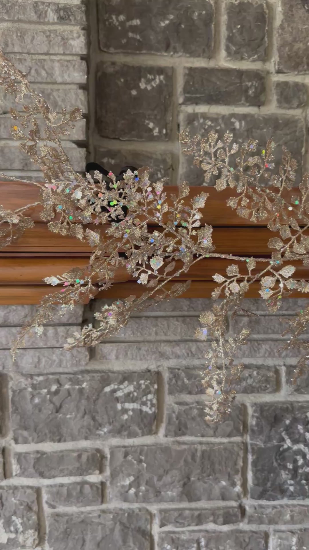 48" GLITTER SEQUIN MAIDEN HAIR GARLAND
