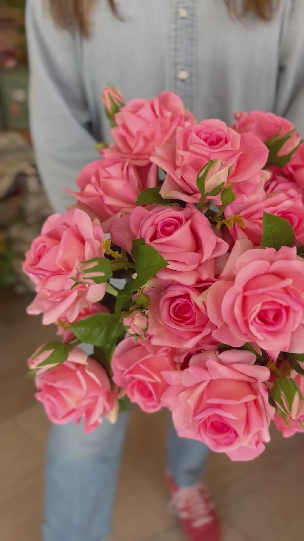 REAL TOUCH ROSE 26" -PINK