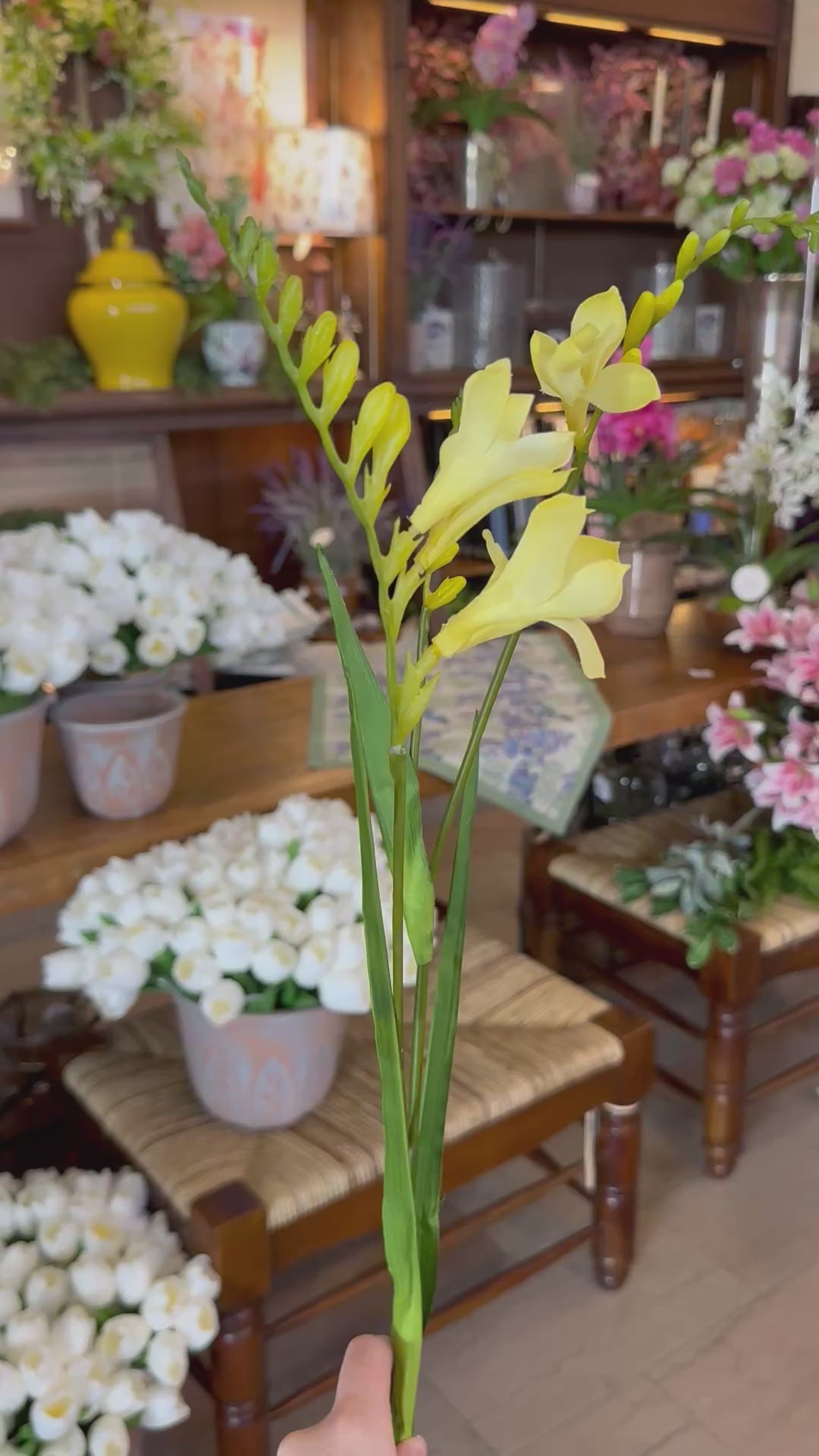 32" Just Cut Freesia Spray