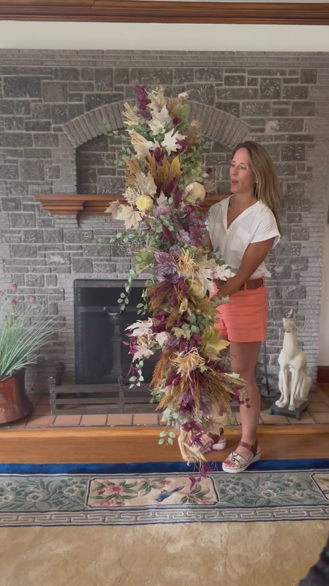 Fall Colors and Gourds Arrangement