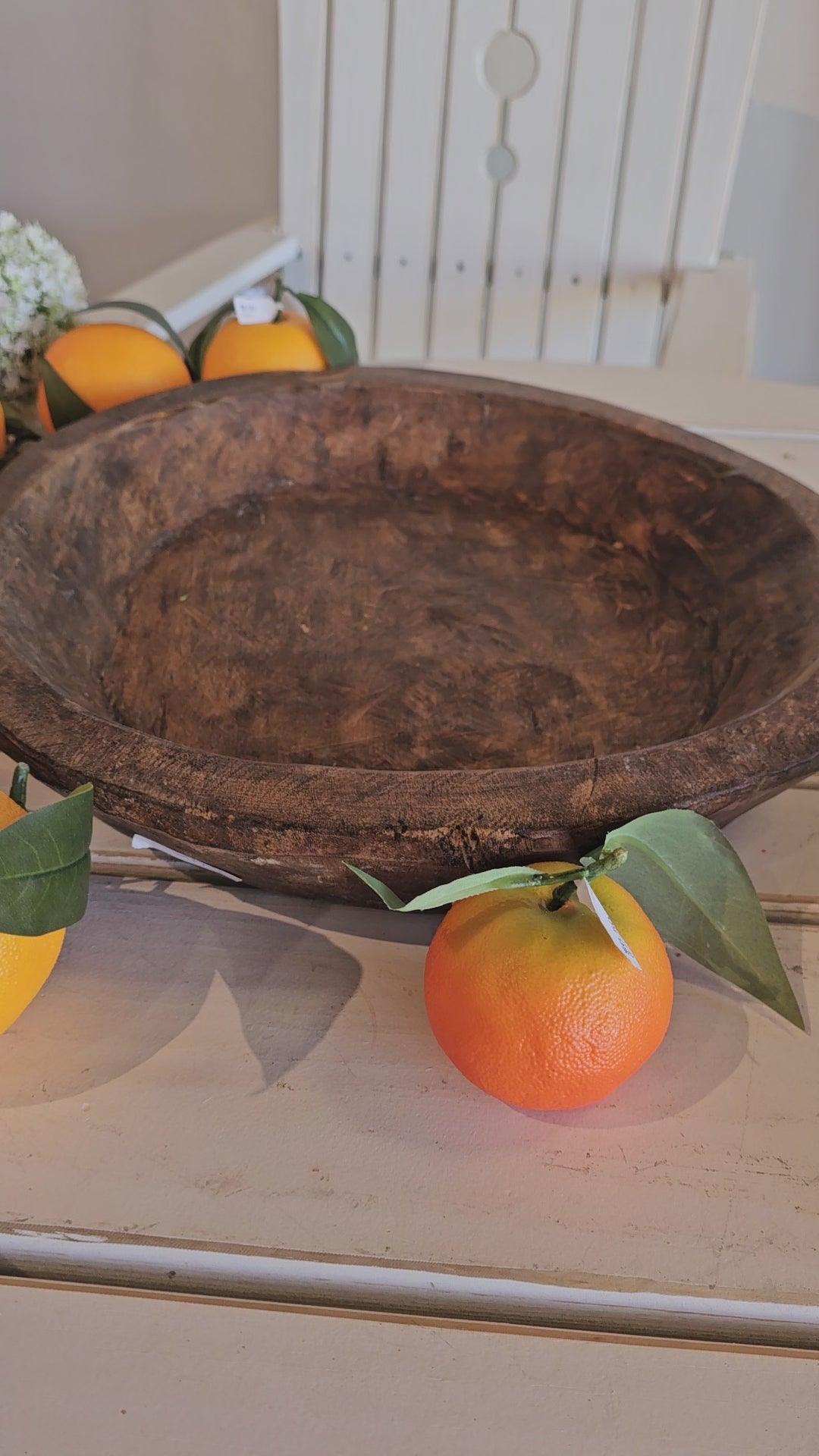 5" DECORATIVE FLORAL BALL