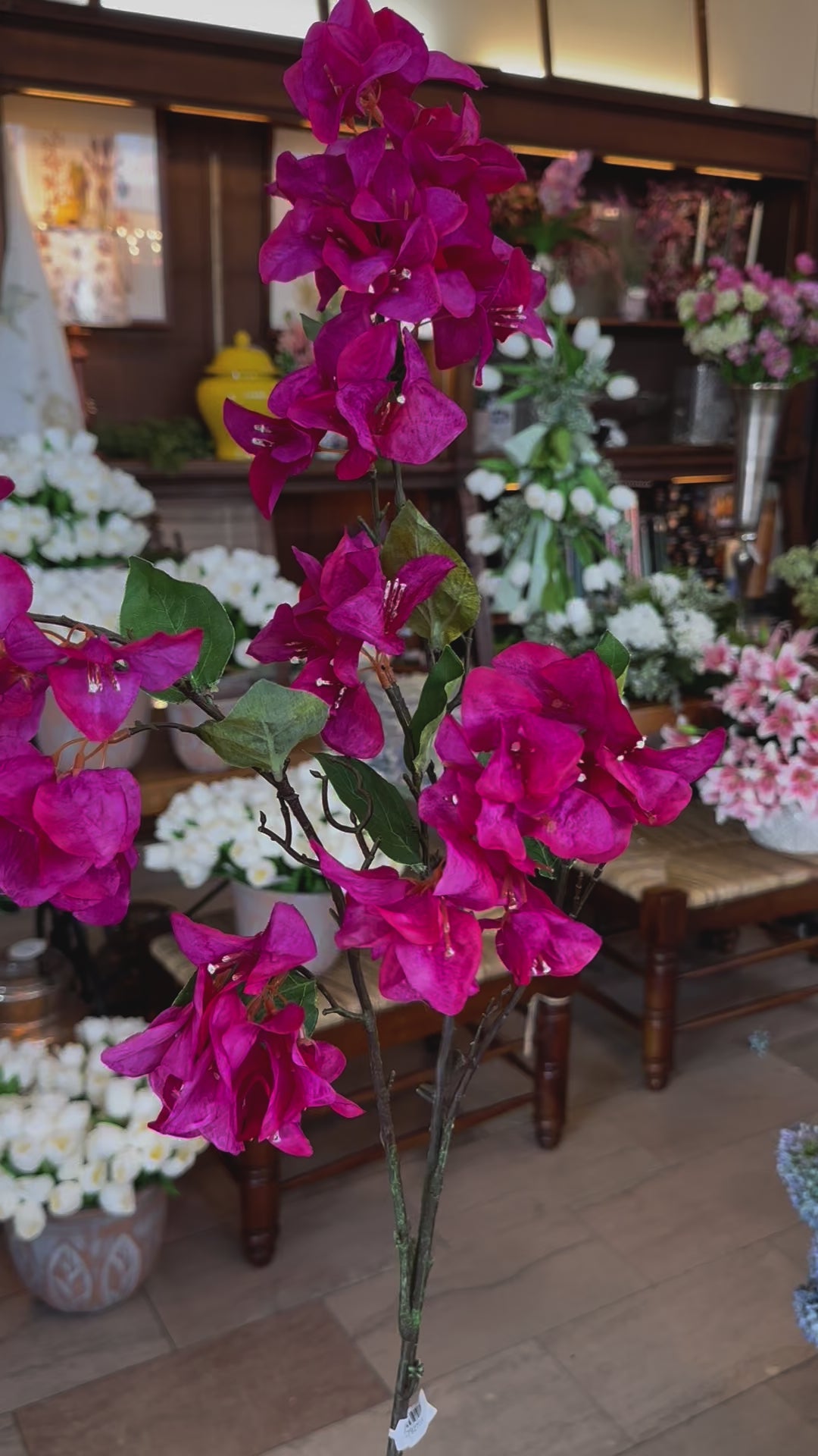 41” Magenta Bougainvillea Branch