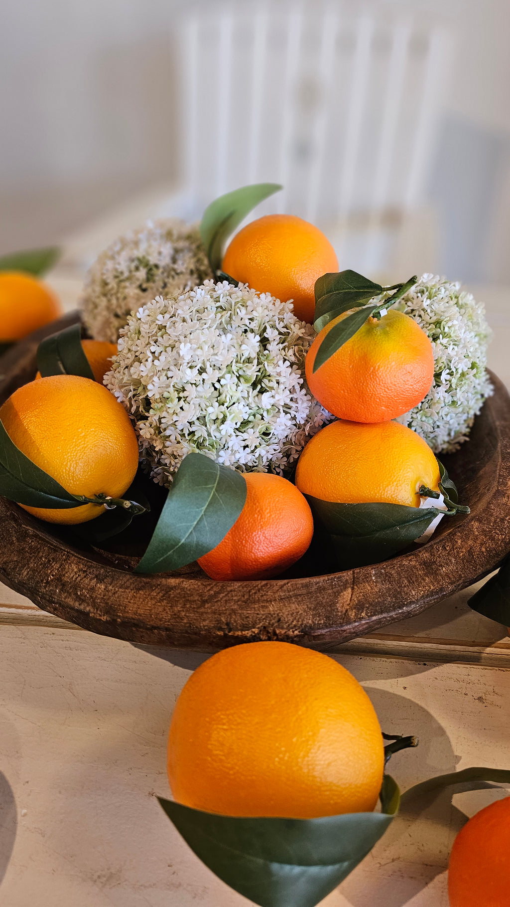 5" DECORATIVE FLORAL BALL