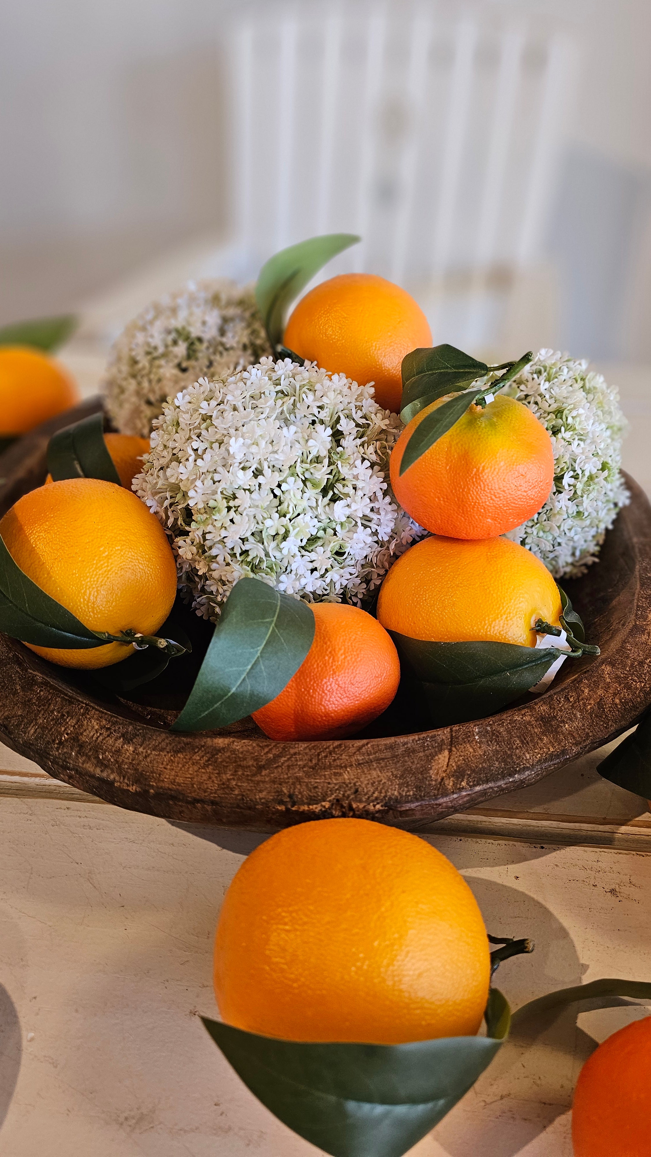 5" DECORATIVE FLORAL BALL