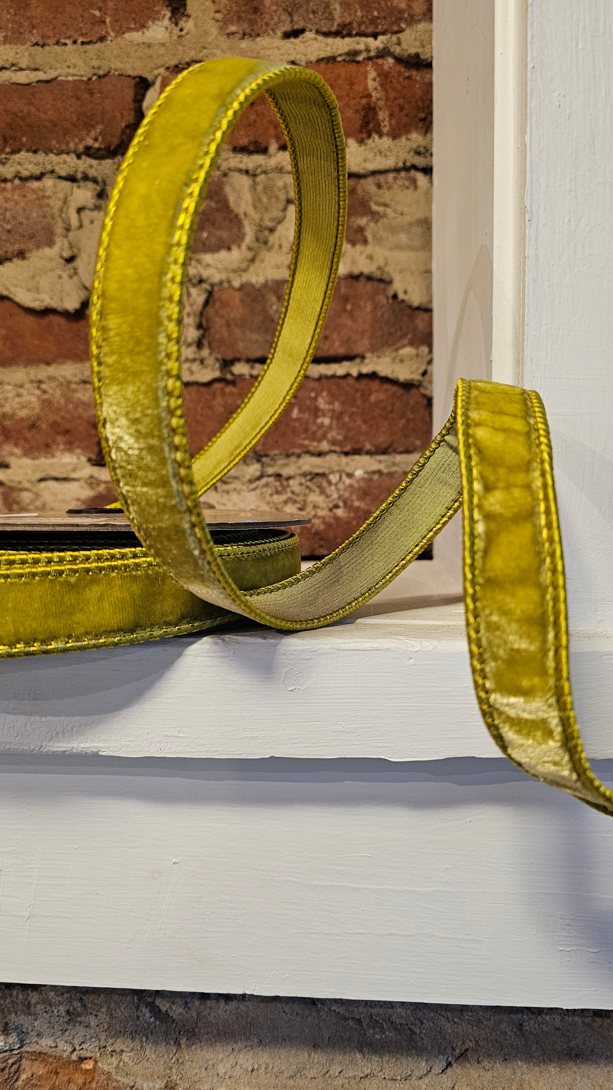 Lush Velvet Ribbon in New Leaf