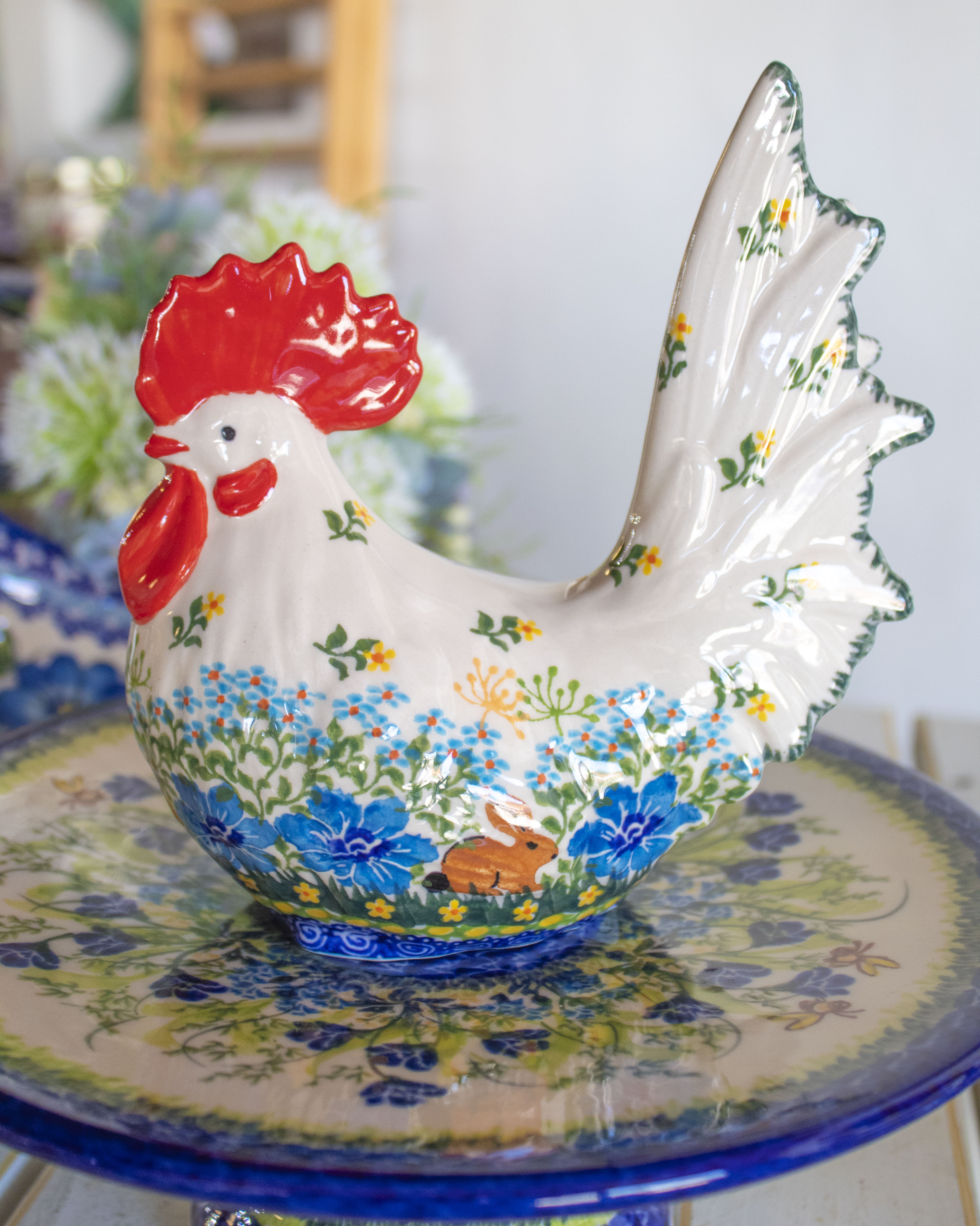 Polish Pottery Rooster