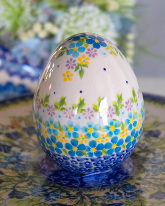 Polish Pottery Large Spring Egg (Design 2)