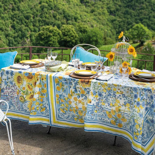 SUNGARDEN TABLECLOTH 67"X67"